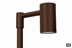 LED svietidlo na vrchol stĺpa NORLYS Mora 6460CS hrdzavé 3000 K small 1
