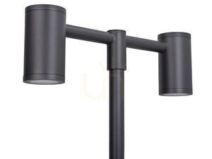 Dvojramenné stĺpové svietidlo NORLYS Mora 6467GR grafitové RAL 7016, LED 33,5 W 4000 K, DALI2 (bez stĺpa) small 0