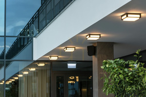 Vonkajšie stropné svietidlo Nordland 7118GR v šedej farbe s LED osvetlením od spoločnosti NORLYS small 1