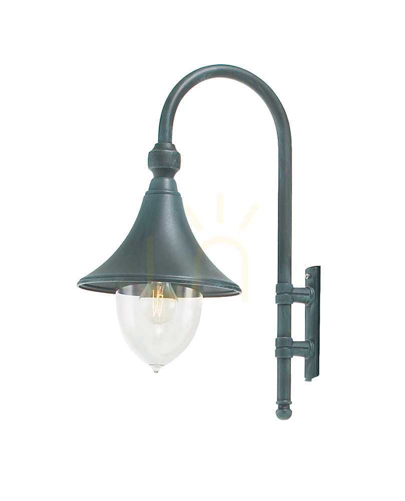Florence 8012BG Green E27 NORLYS Outdoor Wall Sconce