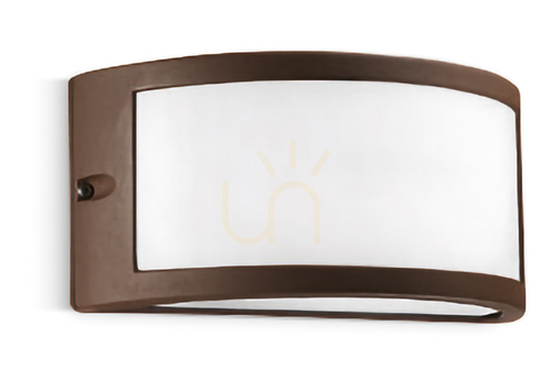 Skontrolujte GES142 Vonkajšie nástenné svietidlo Brown Gea Luce, IP54