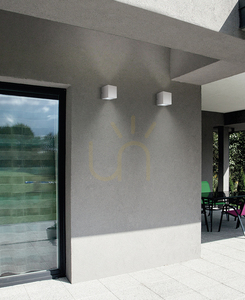 GES170 Graphite Gea Luce vonkajšie nástenné svietidlo, IP54 small 2