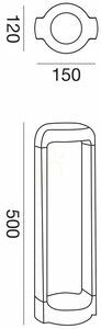 GES451C Gea Luce IP65 osvetľovací stĺp small 1