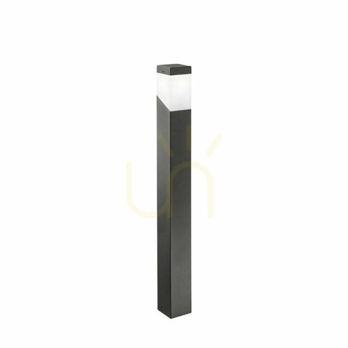 Skontrolujte Záhradný stĺpik GES611 grafitový 100 cm, hliník, opálové tienidlo, E27 max. 28 W, IP44, Gea Luce
