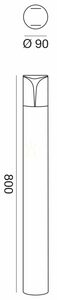 GES732 Osvetľovací stĺp Graphite Gea Luce, IP44 small 1