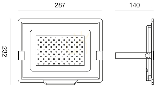 Skontrolujte Gea Luce GES844C biely LED reflektor, IP65