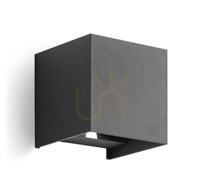 GES861C Grafitové vonkajšie nástenné svietidlo od Gea Luce, IP54 small 0