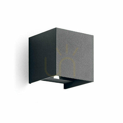 Skontrolujte GES866C Graphite Gea Luce vonkajšie nástenné svietidlo, IP65