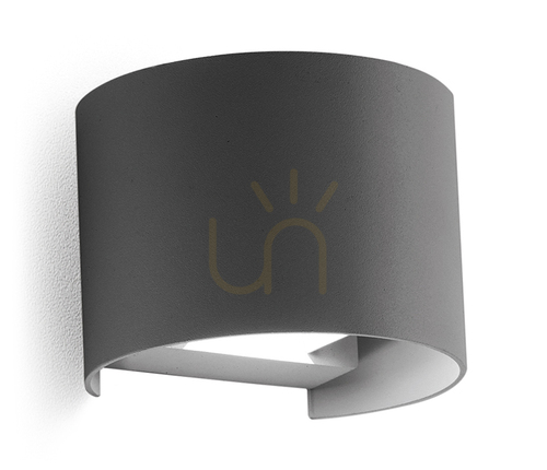 Skontrolujte GES871N Graphite Gea Luce vonkajšia nástenná svietidlo, IP54