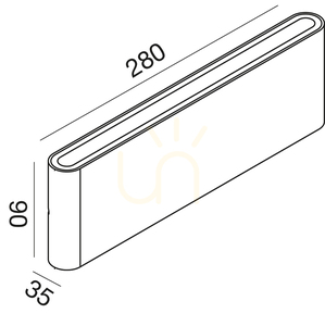 Grafitové vonkajšie svietidlo Gea Luce GES884N LED 2 × 12 W 4000 K IP54 small 1