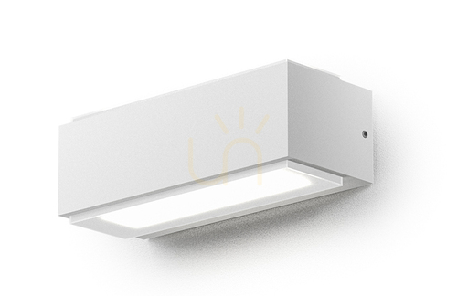 Skontrolujte Vonkajšie nástenné svietidlo GES961C Gea Luce, biele, LED 10 W 3000 K, svieti nahor a nadol, IP65