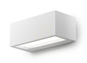 Vonkajšie nástenné svietidlo Gea Luce GES971 LED 15 W 4000 K biele IP65 22 cm small 0