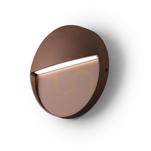 Skontrolujte GES985 Hnedé schodiskové osvetlenie Gea Luce IP65