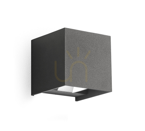 Skontrolujte GES1024 Vonkajšie nástenné svietidlo Graphite Gea Luce, IP65