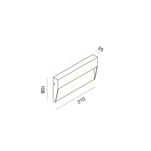 GES1171N Gea Luce – osvetlenie schodiska, IP65 small 1
