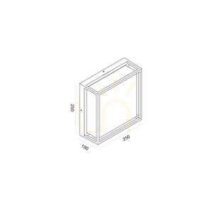 GES2090 Biele vonkajšie stropné svietidlo Gea Luce, IP65 small 1