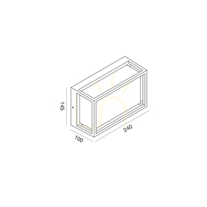 GES2100 Biele vonkajšie stropné svietidlo Gea Luce, IP65 small 1
