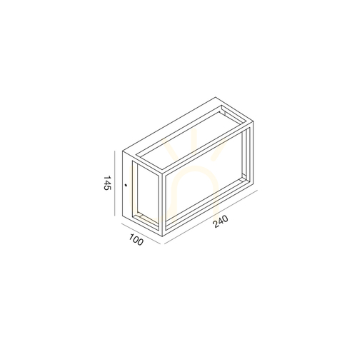 Skontrolujte GES2101 Vonkajšie stropné svietidlo Graphite Gea Luce, IP65