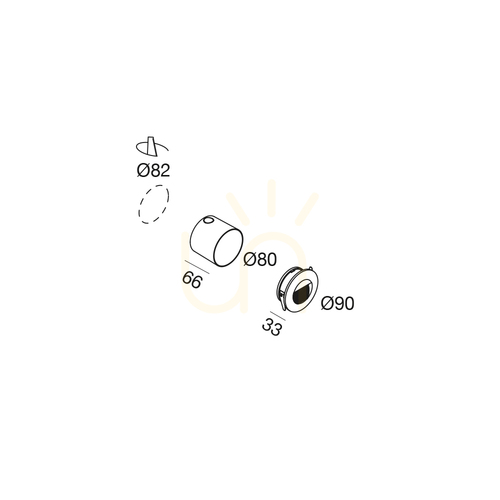 Skontrolujte GES2110C Biele schodiskové osvetlenie Gea Luce, IP65