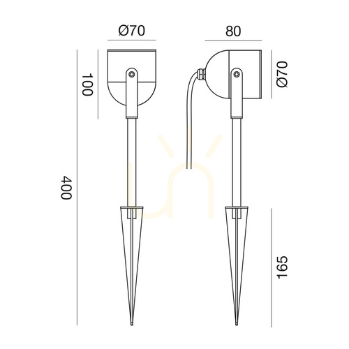 Skontrolujte Gea Luce GES2281 Biely LED reflektor, IP65