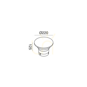 LED hlavica Gea Luce GES2380 antracit IP65 12/16/20 W 3000/4000/5000 K small 2