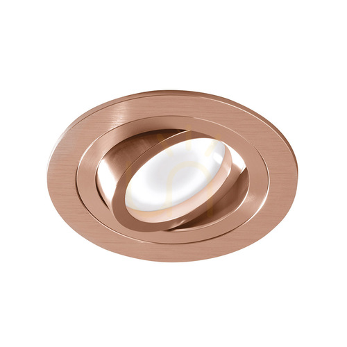 Skontrolujte Podhľadové svietidlo Gea Luce GFA094 sklopné kefovaná meď GU10 Ø9,3 cm