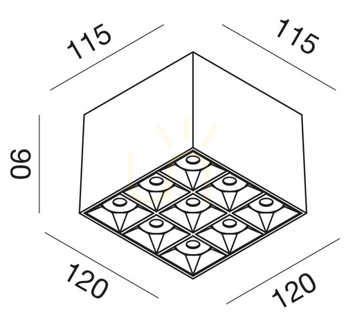 Skontrolujte LED stropné svietidlo Gea Luce GFA1141N 36W 4000K biele