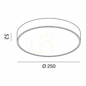 Stropné svietidlo GPL272C v čiernej farbe od Gea Luce small 1