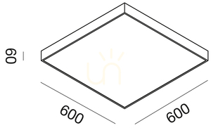Biele stropné svietidlo GPL312C od Gea Luce small 1