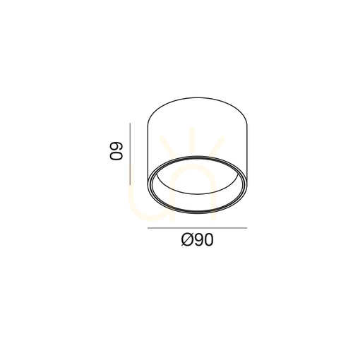 Skontrolujte Biele stropné svietidlo GPL330H od Gea Luce