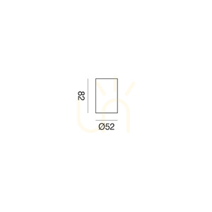 Stropné svietidlo GPL403 v hnedej farbe od Gea Luce small 1