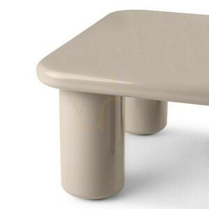 Konferenčný stolík MURIEN 70 cm, tmavo béžový, lesklý, Nova Nook small 2