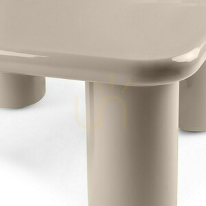 Konferenčný stolík MURIEN 70 cm, tmavo béžový, lesklý, Nova Nook small 6