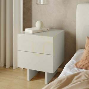 Nočný stolík GLAM, farba kašmír, lesklý, Nova Nook small 1