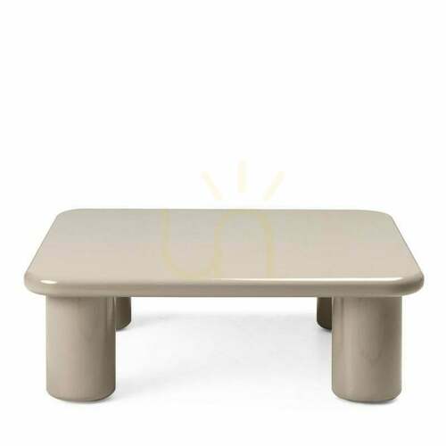 Skontrolujte Konferenčný stolík MURIEN 90 cm, tmavo béžový, lesklý, Nova Nook
