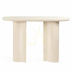 PUREL 120 cm písací stôl/konzolový stolík, svetlo béžová, lesklá, Nova Nook small 0