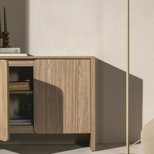 Dvojdverová komoda OKU, dub perlový, zaoblené čelá od Nova Nook 3 Dvojdverová komoda OKU, dub perlový, zaoblené čelá od Nova Nook small 3