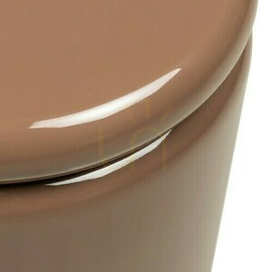 Odkladací stolík UEL, 40 cm, svetlohnedý, mocha, lesklý, Nova Nook small 3