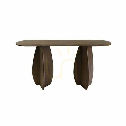 Skontrolujte Konzoľový stolík/písací stôl OKUN, 150 cm, tmavý orech, Nova Nook