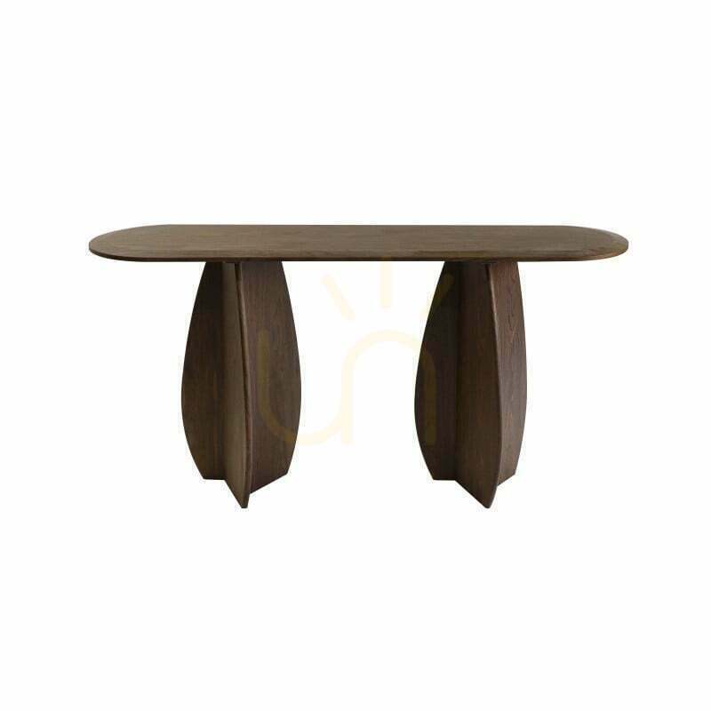 Konzoľový stolík/písací stôl OKUN, 150 cm, tmavý orech, Nova Nook