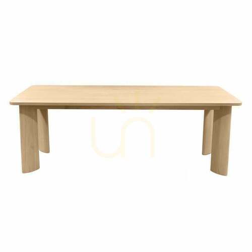Skontrolujte Jedálenský stôl INDO 220 cm, krémovo-biely, Nova Nook