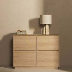 Štvor dverová komoda WASABI, Lindberg Nova Nook Oak 1 Štvor dverová komoda WASABI, Lindberg Nova Nook Oak small 1