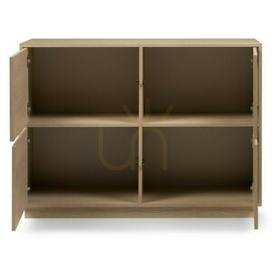Štvor dverová komoda WASABI, Lindberg Nova Nook Oak 5 Štvor dverová komoda WASABI, Lindberg Nova Nook Oak small 5