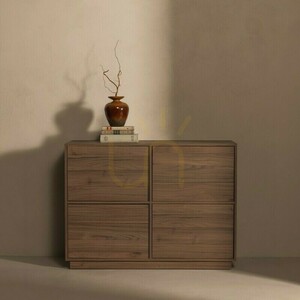 Štvor dverová komoda WASABI, Nova Nook Royal Walnut small 1