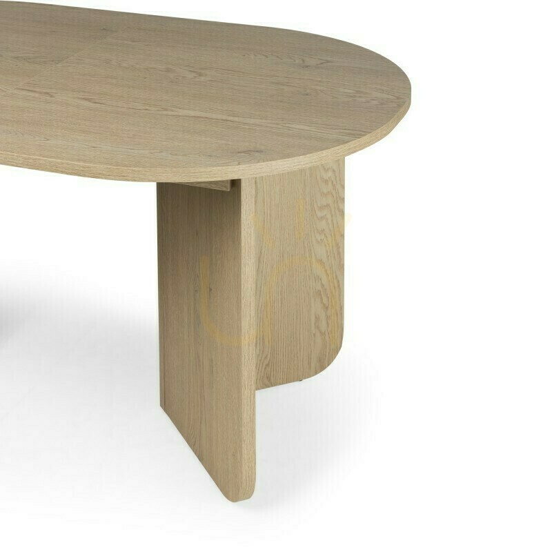 Šou Rozťahovací stôl MAUT 140–200 cm, dub Cremona Torro, oválna doska Nova Nook Rozťahovací stôl MAUT 140–200 cm, dub Cremona Torro, oválna doska Nova Nook