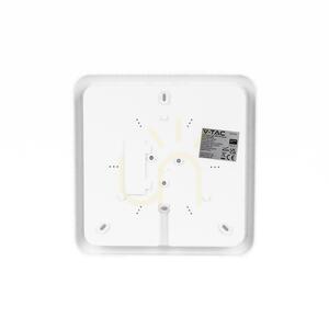Stropné LED svietidlo V-TAC 12 W s čipom CREE, 25 × 25 cm, snímač pohybu, CCT, štvorcové, biele, VT-81003, 1100 lm, 6-ročná záruka small 12