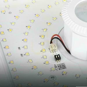 Stropné LED svietidlo V-TAC 12 W s čipom CREE, 25 × 25 cm, snímač pohybu, CCT, štvorcové, biele, VT-81003, 1100 lm, 6-ročná záruka small 9