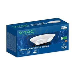 Stropné LED svietidlo V-TAC 10 W s čipom CREE, snímačom pohybu, biele, IP54, VT-81005, 4000 K, 1060 lm, 6-ročná záruka small 5