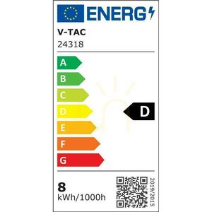V-TAC 50 cm LED 8 W IP54 čierne záhradné stĺpové svietidlo VT-10190 3000 K 1100 lm small 6