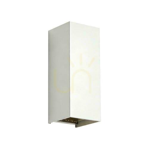 Skontrolujte Nástenné svietidlo V-TAC 10 W LED COB, biele, IP65, nastavenie farebnej teploty (CCT), VT-120112-W, 2700 K – 3200 K – 4000 K, 1250 lm